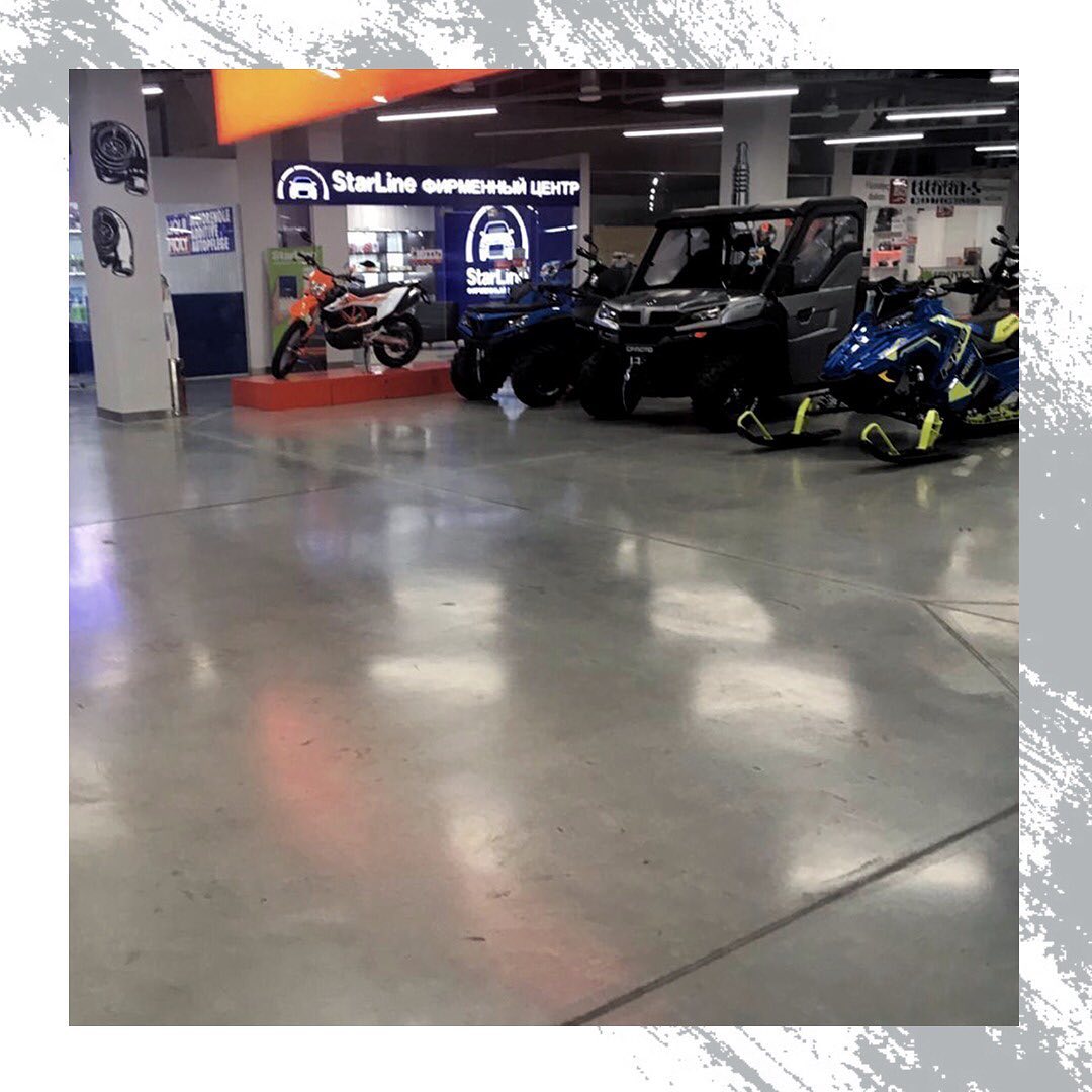 Проверено временем - материалы Refloor®️ для упрочнения пола в автоцентре AVTODOM (Алматы)