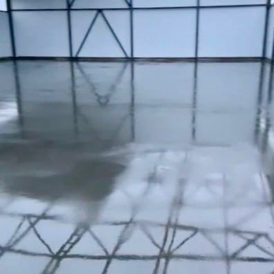 Упрочнение пола на складе компании «Юг Лента» в Ростове-на-Дону