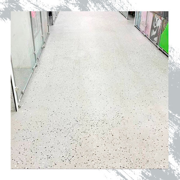 Устройство наливного пола в Доме бытовых услуг в Кургане